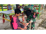TNI Sigap Bantu Anak 11 Tahun di Perbatasan RI–RDTL, Satgas Yonarmed 12 Kostrad Beri Layanan Medis Darurat