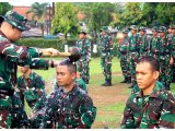 Tradisi Penerimaan Prajurit Baru Yonkes 1 Kostrad, Perkuat Jiwa Korsa dan Loyalitas