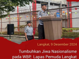 Tumbuhkan Jiwa Nasionalisme WBP, Lapada Langkat Gelar Upacara Hari Kesadaran Berbangsa dan Bernegara