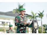 Upacara 17 Oktober di Makodam IV/Diponegoro: TNI Dipacu Profesionalisme dan Keterpaduan dengan Rakyat