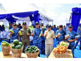 Usai Tinjau Latihan Tempur, Kasau Hadiri Panen Raya Jagung di Kalsel.