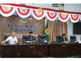Wabup Dairi Sampaikan Nota Pengantar Ranperda KUA-PPAS APBD 2026 di DPRD