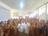 Wabup Taput Hadiri Rakor Di Kec. AdianKoting