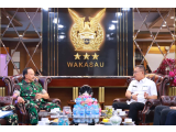 Wakasau Marsdya TNI Tedi Rizalihadi Terima Kunjungan Direktur PPI Curug, Bahas Kerja Sama Pendidikan dan Pelatihan