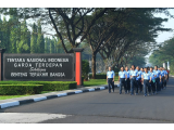 Wakasau Pimpin Jalan Sehat, Teguhkan Semangat Sehat dan Soliditas Prajurit TNI AU