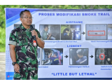 Wakasau Tinjau Kesiapan Smoke Trail Hawk untuk Demo Udara HUT ke-80 TNI