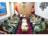 Wamenhan Terima Gubernur Sultra, Bahas Pembentukan Kodam dan Markas Kopassus di Kendari