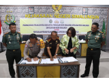 Wujudkan Tertib Lalu Lintas, Polres Simalungun Teken MoU Sistem Tilang Elektronik Bersama Kejari dan PN