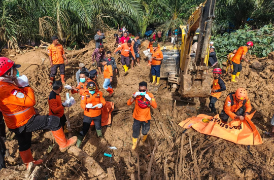 2 Korban Longsor Batangtoru Tapanuli Selatan Ditemukan Meninggal Setelah Pencarian Intensif SAR