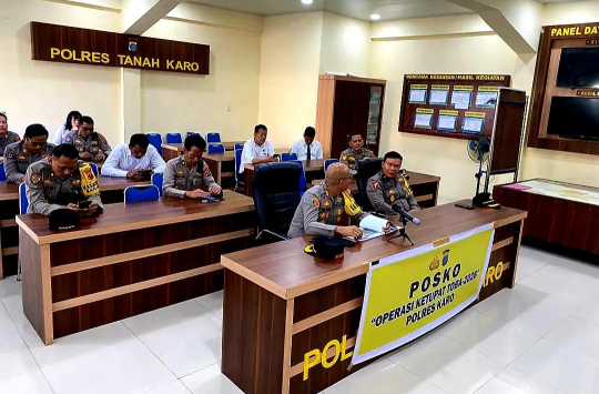 Arus Mudik Lebaran 2026 Mulai Padat, Polres Karo Perketat Pengawasan di Jalur Wisata Berastagi