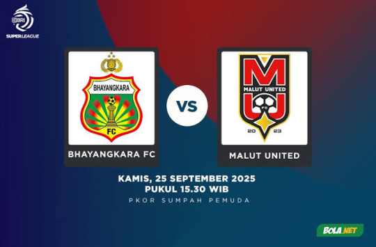 Babak pertama Bhayangkara FC vs Malut United