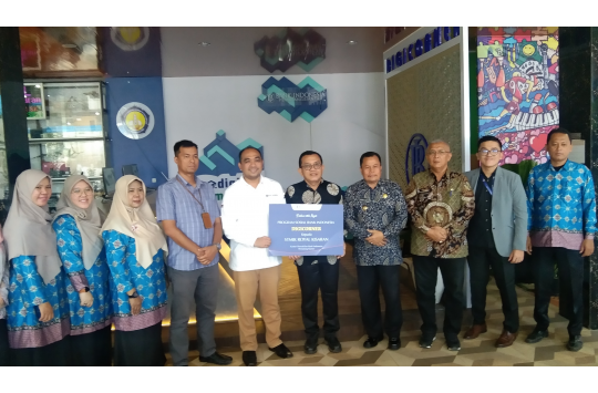 BI Serahkan Booth Digicorner ke STMIK Royal Kisaran