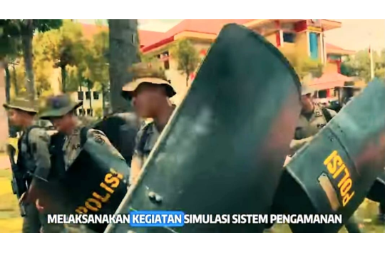 Brimob Polda Sumut Gelar Simulasi Sispam Mako: Siap, Sigap, dan Humanis Jaga Keamanan