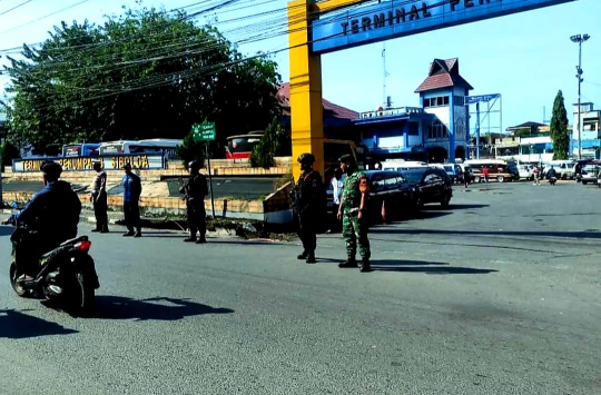 Brimob Polda Sumut Perkuat Pengamanan Lebaran di Sibolga, Pelabuhan dan Terminal Dijaga Ketat
