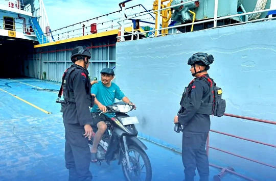 Brimob Polda Sumut Siaga di Sibolga, Amankan Arus Mudik Lebaran 2026