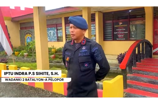 Brimob Polda Sumut Tebar Kepedulian Lewat Minggu Kasih, Warga Tanjung Morawa Terima Bantuan Sembako