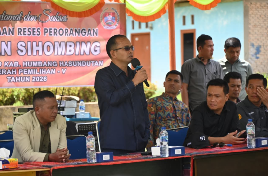 Bupati Humbahas Hadiri Reses DPRD di Paranginan, Aspirasi Jalan dan Pertanian Jadi Sorotan
