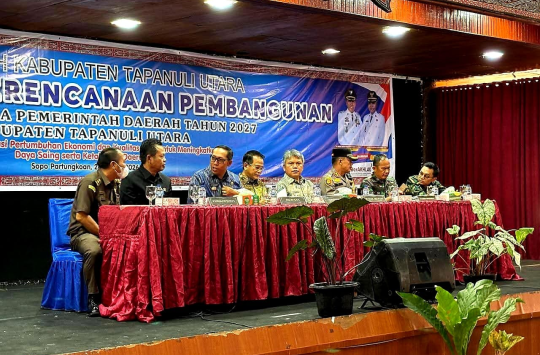 Bupati Taput Buka Musrenbang RKPD 2027, Fokus Dorong Ekonomi dan SDM Berdaya Saing