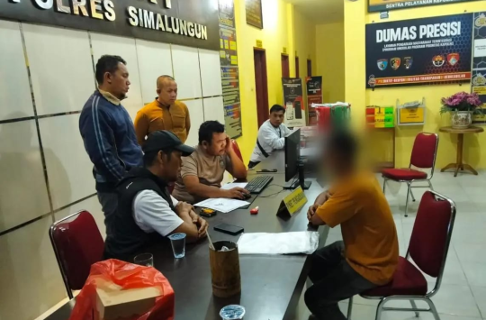 Pelaku pencabulan berinisial JPS diamankan Polsek Tanah Jawa