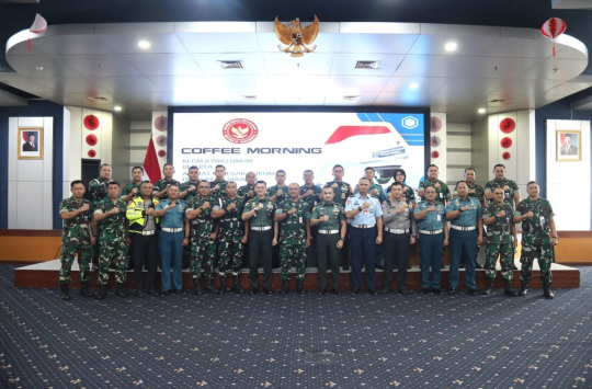Biro Umum Sekretariat Jenderal Kemhan menggelar "Coffee Morning" bersama Polisi Militer TNI, POM Angkatan.