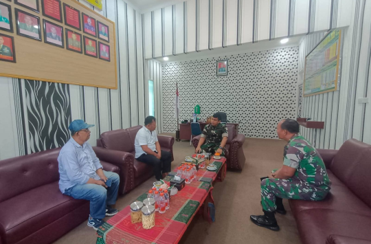 Dandim 0206/Dairi Terima Kunjungan Tokoh Masyarakat, Pererat Sinergi TNI dan Warga Sidikalang
