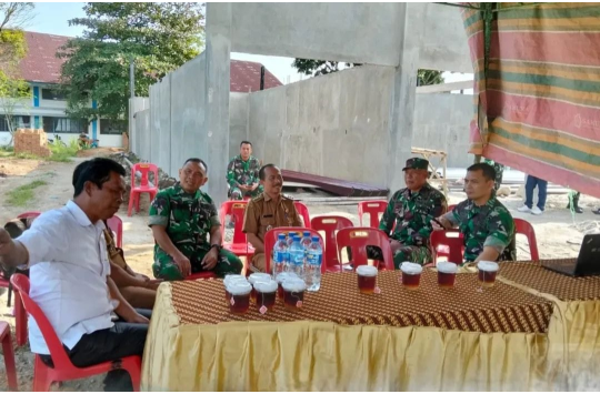 Dandim 0207/Simalungun Tinjau Pembangunan Gedung KDKMP Merah Putih di Pematangsiantar
