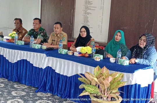 Acara Pisah Sambut Camat Dolok Batu Nanggar (foto: Pendim 0207/Sml)
