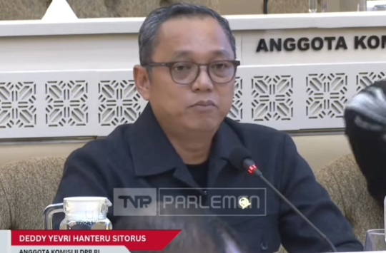 Deddy Yevry Sitorus DPR RI Fraksi PDI Perjuangan (Foto : Tangkapan layar)