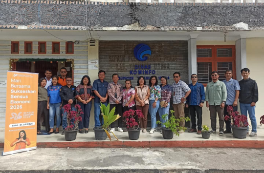 Dinas Kominfo Taput Jadi OPD Pertama Terima Sosialisasi Sensus Ekonomi 2026