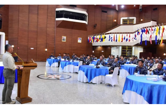 Kegiatan pembekalan bintal kejuangan untuk personel Pangkalan TNI AL tanggal 7 hingga 9 Juli 2025 di Jakarta ( Foto: Dispen AL)