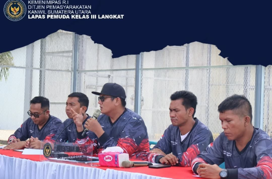 Kalapas Pemuda Langkat, Raymon Andika Girsang dan jajarannya (humas lapada)