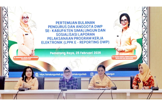 DWP Simalungun Sosialisasikan E-Reporting, Tingkatkan Profesionalisme dan Efisiensi Program Kerja