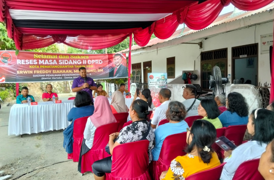 Erwin Freddy Siahaan Tampung Aspirasi Masyarakat Kecamatan Sitalasari