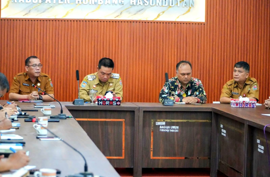 Exit Meeting LKPD 2025 Humbahas: Bupati Tekankan Tindak Lanjut Rekomendasi BPK demi Raih WTP Berkualitas