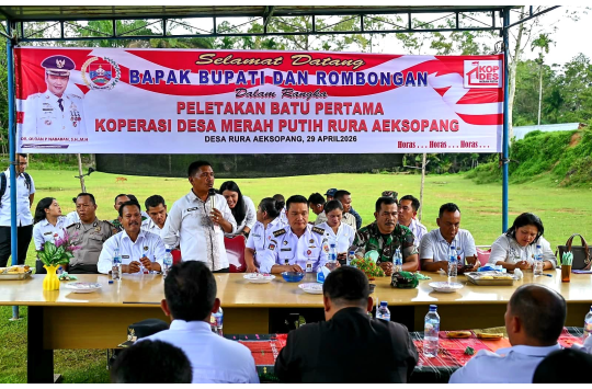 Gas Pol Ekonomi Desa! Bupati Humbahas Resmikan Pembangunan KDMP di Tiga Titik Sekaligus