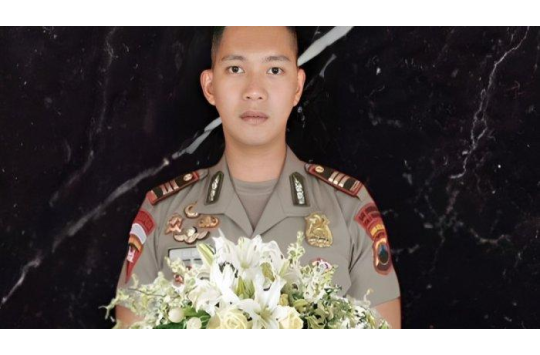 AKP Ulil Ryanto Anshari korban penembakan (foto Tribun Sumsel)