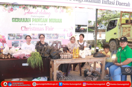 Pemerintah Kota Gunungsitoli adakan Christmas Fair 2025 (foto; Diskominfo)