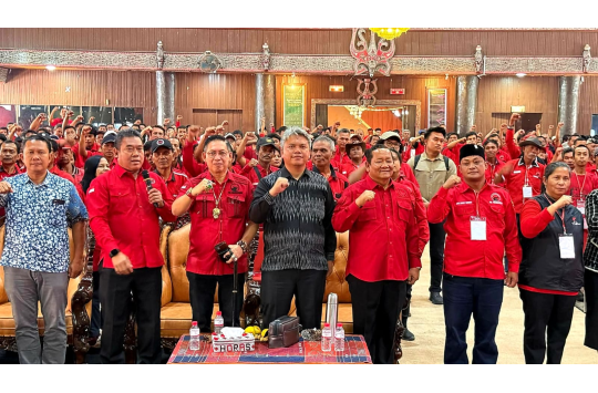 Hadiri Musancab PDI Perjuangan, Wabup Taput Tekankan Pentingnya Sinergi untuk Kemajuan Daerah