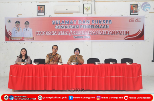 Acara sosialisasi pengelolaan KDKMP di lingkup Pemko Gunungsitoli. (foto:Pemko Gunungsitoli)