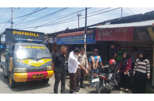 Polsek Siantar Utara berhasil menemukan motor yang hilang dalam hitungan jam kemudian diserahkan kembali kepada keluarga pelapor