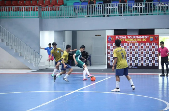 PertandinganFutsal "Brimob Cup 2025" (foto; Humas Brimob Sumut)