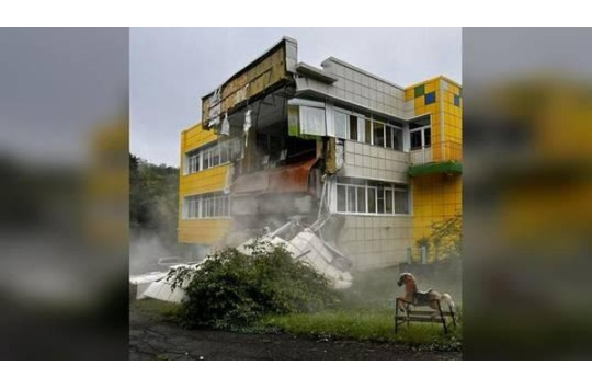 Kerusakan akibat gempa Rusia. (Foto: Google)