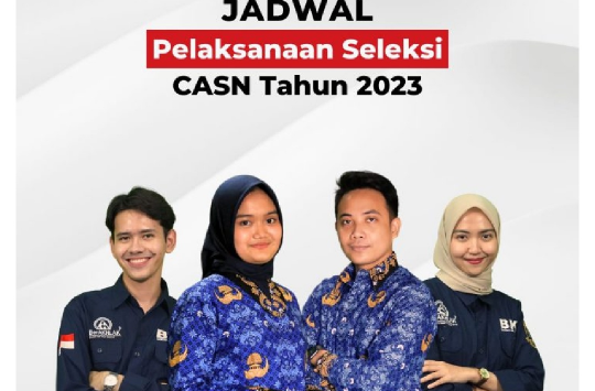 Jadwal Pelaksanaan Seleksi Calon ASN 2023. (Foto:Dok. BKN)