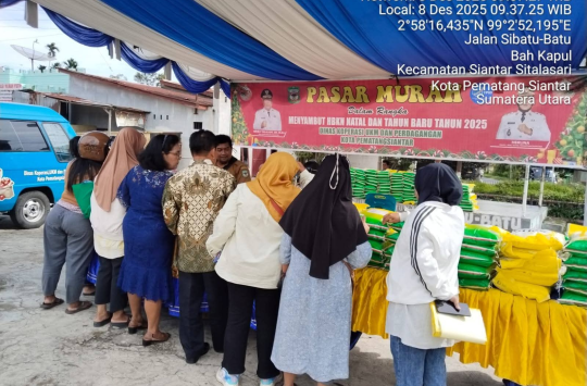 Gerakan Pasar Murah Kota Pematangsiantar menyambut Natal 2025 dan Tahun Baru 2026