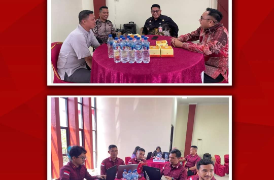 Kalapas Pemuda Langkat Mengikuti penutupan  pendampingan dan verifikasi data dan dukungan RKT 812 oleh tim karwil kumham sumut