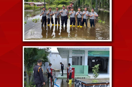 Kalapas pemuda Langkat lakukan penanggulangan dan penanganan dampak banjir