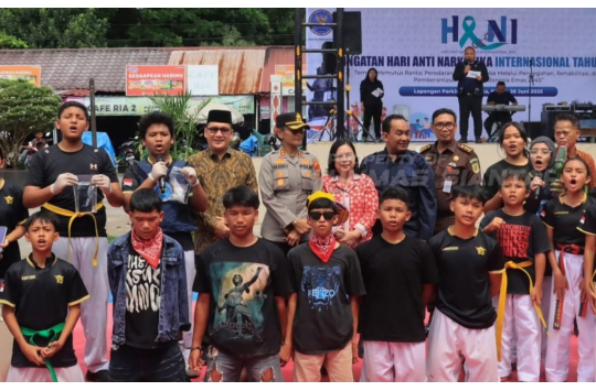 Kapolres Pematangsiantar, AKBP Sah Udur T.M. Sitinjak SH., SIK., MH., hadir dalam peringatan HANI tahun 2025
