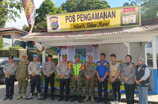 Kapolres Simalungun Tinjau Pemeriksaan Kesehatan Personel di Pospam dan Posyan Jelang Nataru