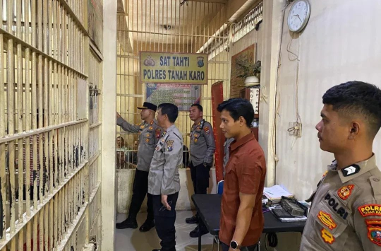 Kapolres Tanah Karo Sidak RTP, Tegaskan Pengawasan Ketat dan Pembinaan Humanis bagi Tahanan