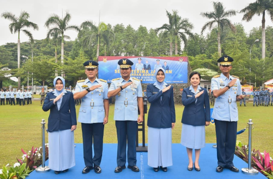 Acara serah terima jabatan Dankodiklatau